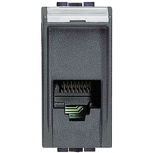 BTicino L4258/11N Livinglight RJ11 Telephone Socket - BTICINO