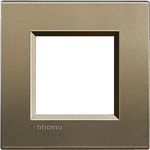 BTicino LNA4802SQ Livinglight 2M Cover Plate - BTICINO