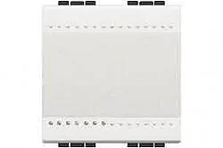 BTicino N4001M2A Livinglight 2M 16A White One-Way Switch - BTICINO