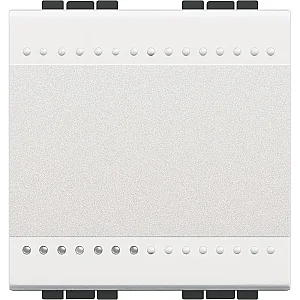 BTicino N4003M2A Livinglight 2M 20A White Two-Way Switch - BTICINO