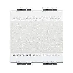 BTicino N4005M2A Livinglight 2M 16A White Pushbutton - BTICINO