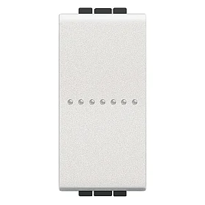 BTicino N4051AN Livinglight 1M 10AX 250V White Axial Switch - BTICINO