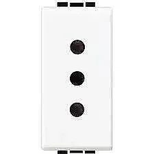 BTicino N4113 Livinglight 10A 2P+E Socket Outlet - BTICINO