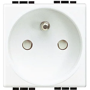 BTicino N4142 Livinglight 16A French/Belgian 2P+E Socket - BTICINO