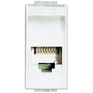 BTicino N4258/11N Livinglight RJ11 Telephone Socket - BTICINO