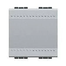 BTicino NT4001M2A Livinglight 2M 16A Tech Grey One-Way Switch - BTICINO