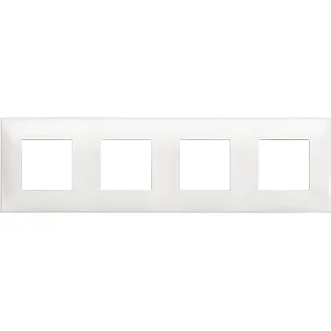 BTicino R4802M4RW Classia 8M White Cover Plate - BTICINO