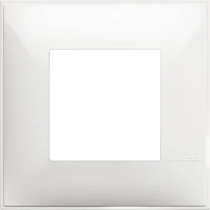 BTicino R4802RW Classia 2M White Cover Plate - BTICINO