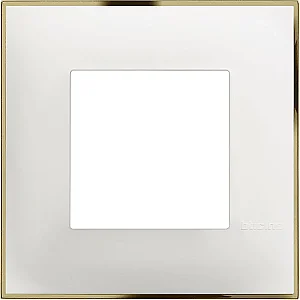 BTicino R4802WD Classia 2M White Gold Cover Plate - BTICINO