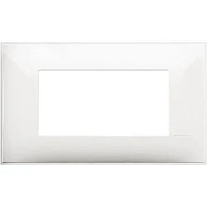 BTicino R4804RW Classia 4M White Cover Plate - BTICINO