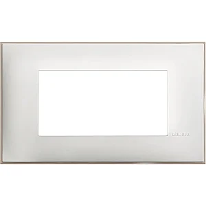 BTicino R4804WS Classia 4M Satin White Cover Plate - BTICINO