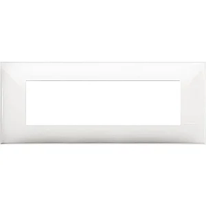 BTicino R4807RW Classia 7M White Cover Plate - BTICINO
