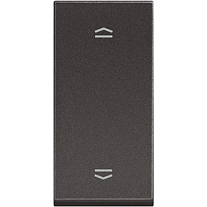 BTicino RG4027N Classia 1M 10A 250V Black Shutter Control Switch - BTICINO