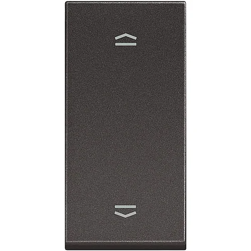 BTicino RG4027N Classia 1M 10A 250V Black Shutter Control Switch - 1