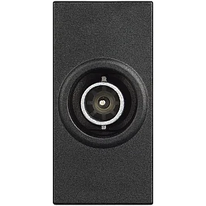 BTicino RG4202D Classia 1M Black TV / Antenna Socket - BTICINO