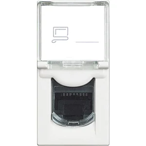 BTicino RW4258RJ11 Classia 1M White RJ11 Telephone Socket - BTICINO