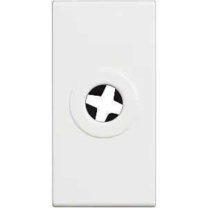 BTicino RW4953 Classia 1M White Cable Outlet Cover - BTICINO