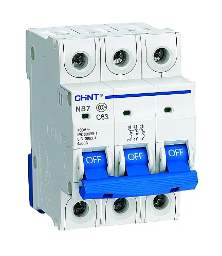 CHINT 192258 20A 3P C Curve 6kA MCB - 1