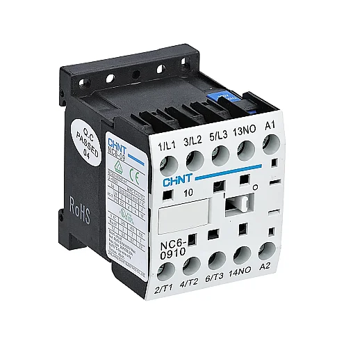 CHINT 247337 NC6-0601M 2.2 kW 6A 1NC 220V AC Contactor - 1