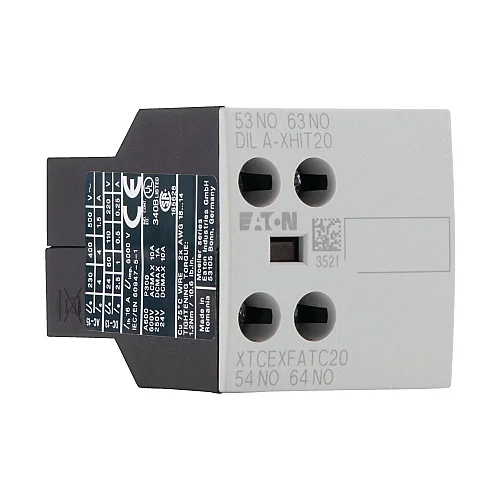 101042 - Auxiliary contact module, high version, 2 pole, 380 V 400 V 415 V: 4 A - 1