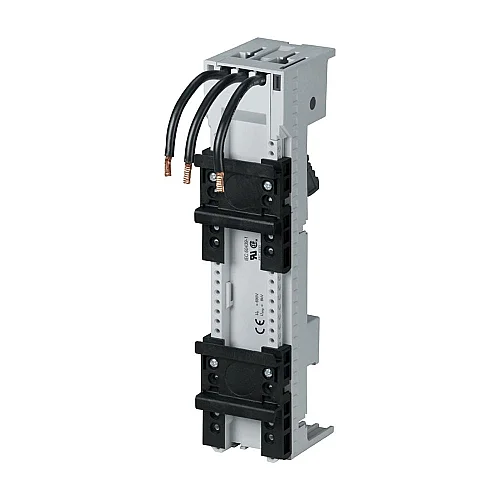 101481 - Busbar adapter, 45 mm, 25 A, DIN rail: 2 - 1