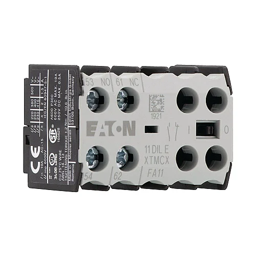10224 - 11dile - Auxiliary Contact Module, 2 Pole, 1 N/o, 1 Nc, Front Fixing, Screw Terminals, Dile(e)m, Diler - 1