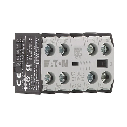 10256 - 04dile - Auxiliary Contact Module, 4 Pole, 4 Nc, Front Fixing, Screw Terminals, Dile(e)m, Diler - 1