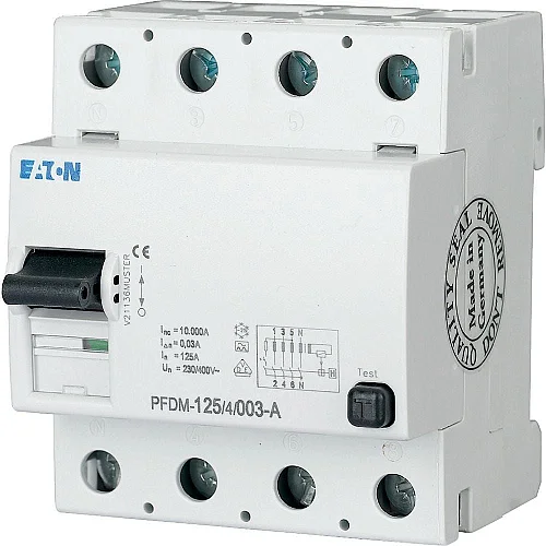 102823 - Residual current circuit breaker (RCCB), 100A, 4p, 30mA, type AC - 1