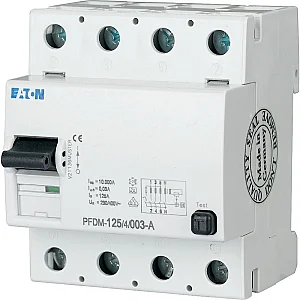 102825 - Residual current circuit breaker (RCCB), 100A, 4p, 300mA, type AC - Eaton