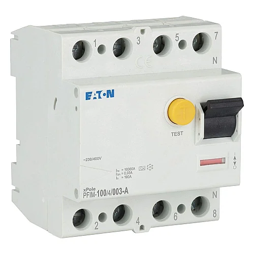 102829 - Residual current circuit breaker (RCCB), 100A, 4p, 30mA, type A - 1