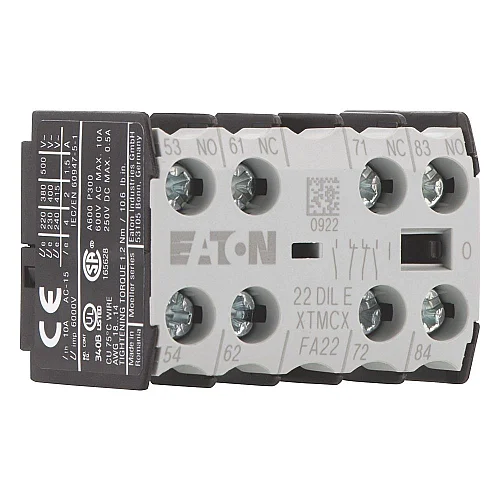 10288 - 22dile - Auxiliary Contact Module, 4 Pole, 2 N/o, 2 Nc, Front Fixing, Screw Terminals, Dile(e)m, Diler - 1