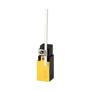 106804 - Position switch, Actuating rod, Complete unit, 1 N/O, 1 NC, Snap-action contact - Yes, Screw terminal, Yellow, Insulated material, -25 - +70 °C - Eaton