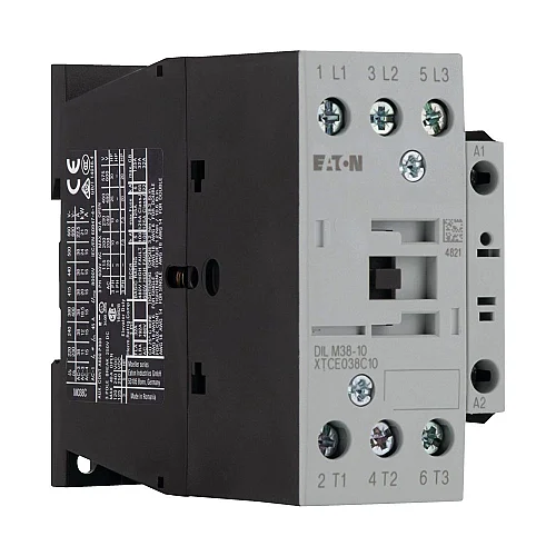 112432 - Contactor, 3 pole, 380 V 400 V 18.5 kW, 1 N/O, 24 V 50/60 Hz, AC operation, Screw terminals - 1