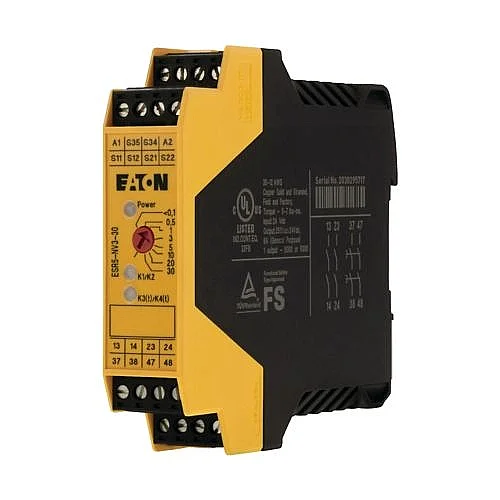 118705 - Safety relay emergency stop/protective door/light curtain, 24 V DC, 4 enabling paths(2del.) - 1