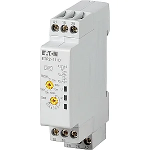 119427 - Timing relay, 2W, 0.05s-100h, off-delayed, 24-240VAC 50/60Hz, 24-48VDC - Eaton