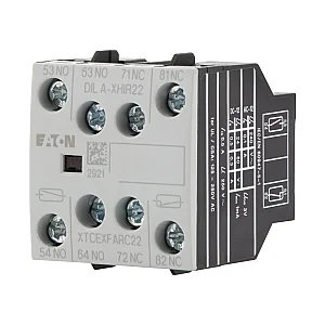 139580 - Auxiliary contact module, Front mounting auxiliary contact, 4 pole, 380 V 400 V 415 V: 4 A, 2 N/O, 2 NC - Eaton