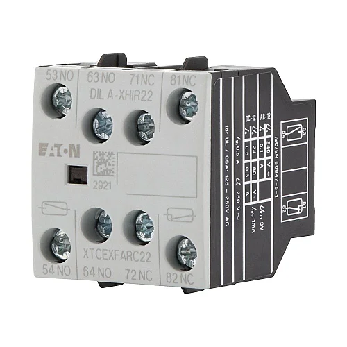 139580 - Auxiliary contact module, Front mounting auxiliary contact, 4 pole, 380 V 400 V 415 V: 4 A, 2 N/O, 2 NC - 1