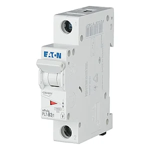 165055 - Pl7-b3/1 - Miniature Circuit Breaker (mcb), 3 A, 1p, Characteristic: B - Eaton