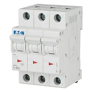 165112 - Pl7-b1/3 - Miniature Circuit Breaker (mcb), 1 A, 3p, Characteristic: B - Eaton