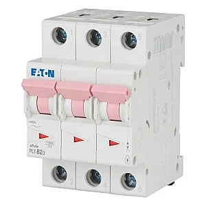 165116 - Pl7-b2/3 - Miniature Circuit Breaker (mcb), 2 A, 3p, Characteristic: B - Eaton