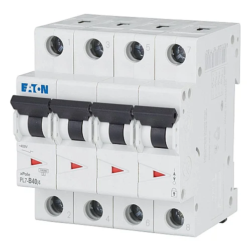 165160 - Pl7-b40/4 - Miniature Circuit Breaker (mcb), 40 A, 4p, Characteristic: B - 1