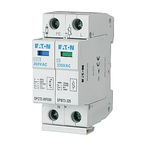 170487 - Surge arresters complete, 1pole+N, 335VAC - Eaton