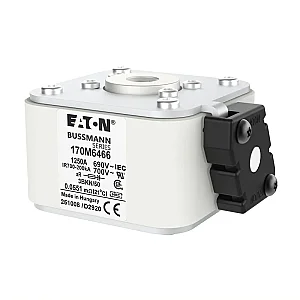 170M6466 - Fuse-link, high speed, 1250 A, AC 690 V, size 3, aR, IEC, UL, type K indicator - Eaton