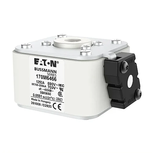 170M6466 - Fuse-link, high speed, 1250 A, AC 690 V, size 3, aR, IEC, UL, type K indicator - 1
