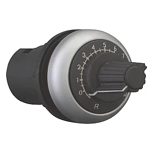 171157 - Potentiometer, Classical, M22, 22.5 mm, R 2.2 kΩ, P 0.5 W, Bezel: titanium - Eaton
