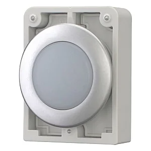 183287 - Indicator light, RMQ-Titan, Flat, white, Metal bezel - Eaton