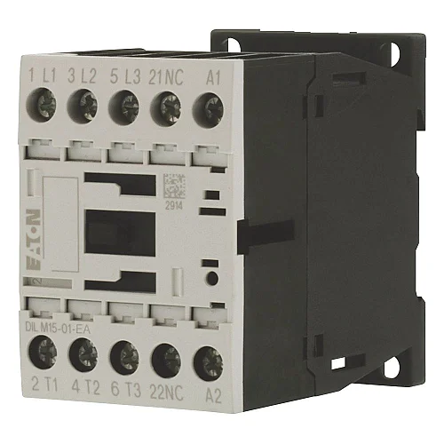 189907 - Dilm15-01-ea(230v50hz,240v60hz) - Contactor, 3 Pole, 380 V 400 V 7.5 Kw, 1 Nc, 230 V 50 Hz, 240 V 60 Hz, Ac Operation, Screw Terminals - 1