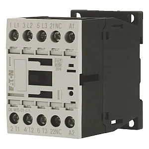 189908 - Dilm15-01-ea(24vdc) - Contactor, 3 Pole, 380 V 400 V 7.5 Kw, 1 Nc, 24 V Dc, Dc Operation, Screw Terminals - Eaton