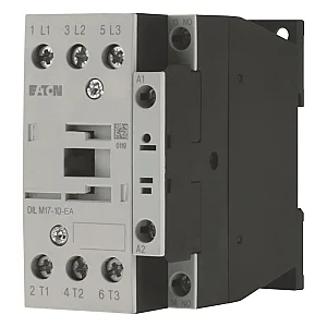 189910 - Dilm17-10-ea(rdc24) - Contactor, 3 Pole, 380 V 400 V 7.5 Kw, 1 N/o, Rdc 24: 24 - 27 V Dc, Dc Operation, Screw Terminals - Eaton