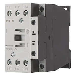 189915 - Dilm25-01-ea(230v50hz,240v60hz) - Contactor, 3 Pole, 380 V 400 V 11 Kw, 1 Nc, 230 V 50 Hz, 240 V 60 Hz, Ac Operation, Screw Terminals - Eaton